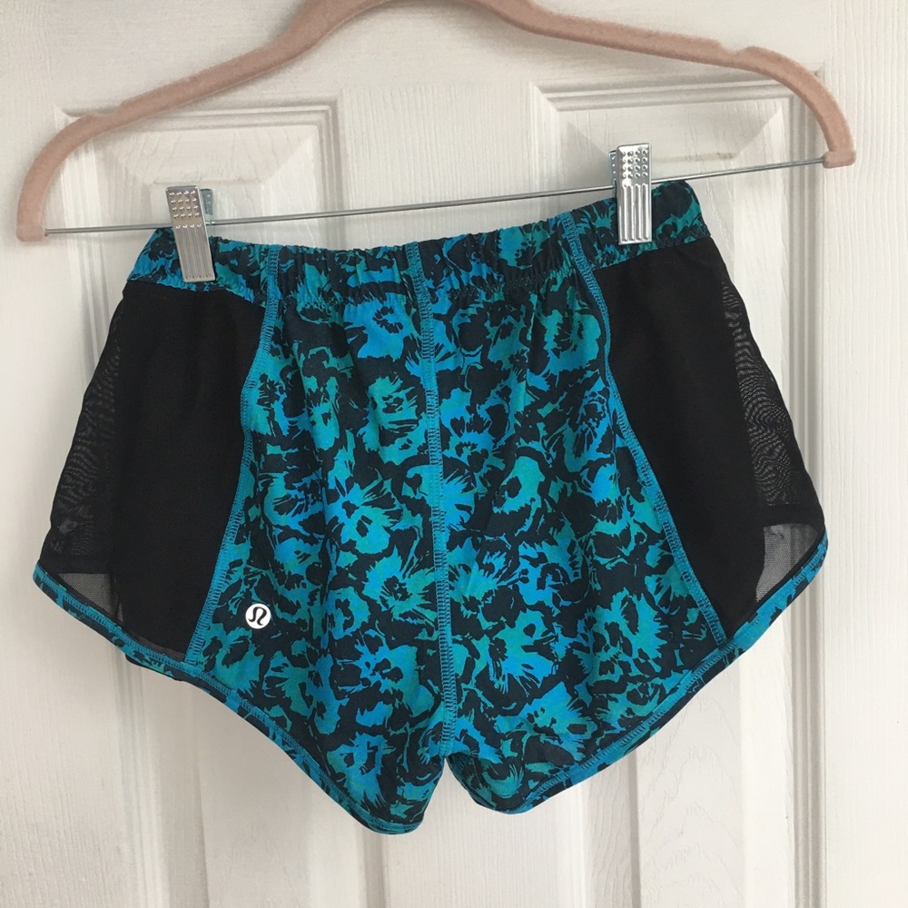 Black and Blue Women’s Lululemon Shorts